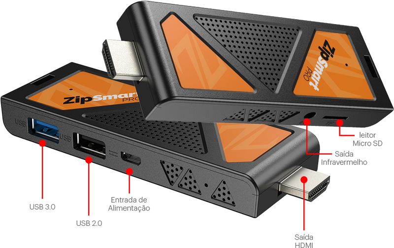 Sticker Androi ZipSmart PRO 4k